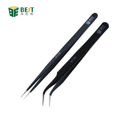 China Eyebrow Make Up Tools OEM Stainless Steel Eyelash Extension Tweezers For Volume Lash Working for sale