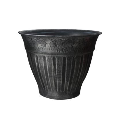 China 2022 New Modern Factory Wholesale Pots Painted Pots Macetas Plastic Indoor Outdoor Gardening Flowerpot for sale