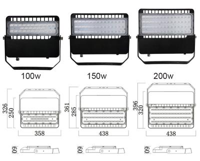 China 300 W Safe Commercial LED Floodlights , Asymmetric Exterior Led Flood Lights for sale