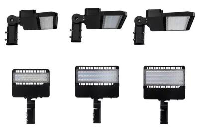 China AC 100 - 277V LED Parking Lot Lights , High Efficiency LED Shoe Box Lights for sale