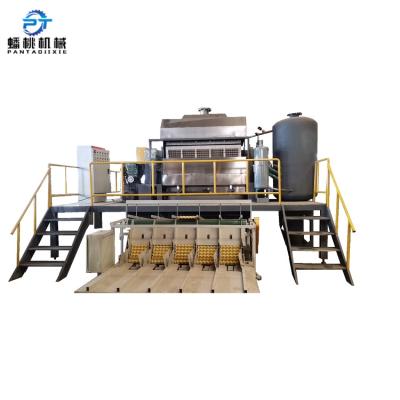 China Producing kinds of trays Most Favorable Making Egg Trays Machine Waste Pulp Processing Line Egg Tray Machine for sale