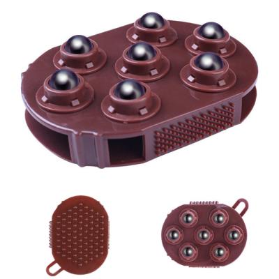 China body& Foot Massage Body 7 Balls Massager Roller Fitness Recover Tool for sale