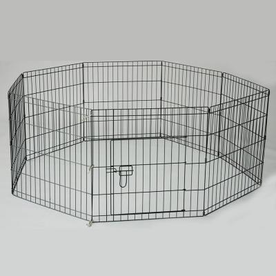 China Heavy Duty Folding Dog 6 Panels Mesh Fencing For Dogs for sale