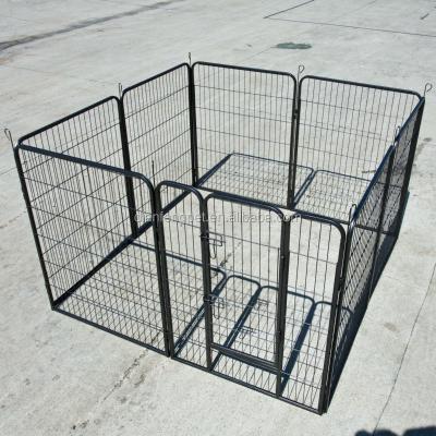 China Durable 8 Panel Large Steel Iron Heavy Duty Pet Playpen for sale