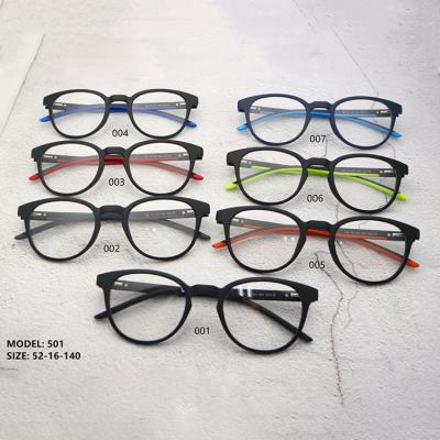 China High Quality Eye Optical Glass Frame TR Oval Glasses Spectacles Frames Full for sale