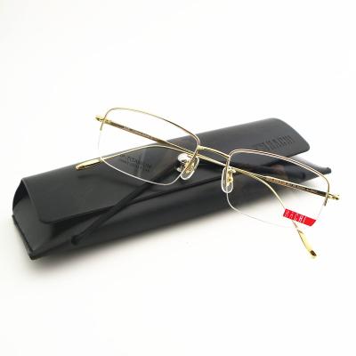 China 2019 Men's Classic Titanium Eyewear OEM China Optical Frames Pure Titanium Frame Eyewear for sale