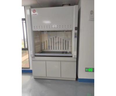 China Gray White Colour Lab Fume Hood With Ducted Ventilation System à venda