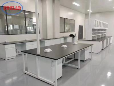 China H Frame Type Lab Island Tables With Mobile Cabinet In Laboratory Furniture zu verkaufen