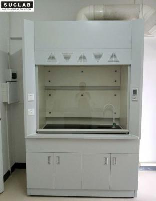 China 2350mm Height Steel Fume Hood , Science Lab Fume Hood With Two Cabinets for sale