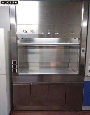 China Clean Room Stainless Steel Fume Hood L1500*W800*H2350mm Size Floor Mounted for sale