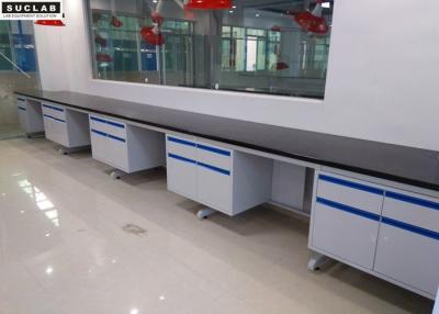 China University Steel Lab Furniture Casework 13mm Thickness Solid Physiochemical Tops for sale