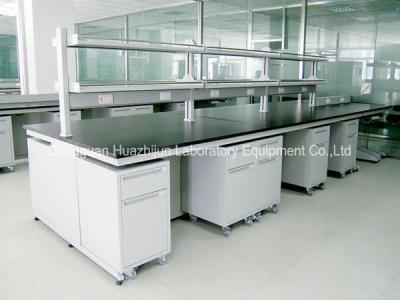 China Tamaño general de la tabla del estudio de antecentes los 0.85*1.5*3m de los puestos de trabajo del laboratorio de ciencia del marco de H en venta