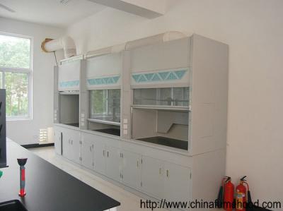 China 2.35m Height Steel Fume Hood Physicochemical Board Inner Liner Low Noise Level for sale