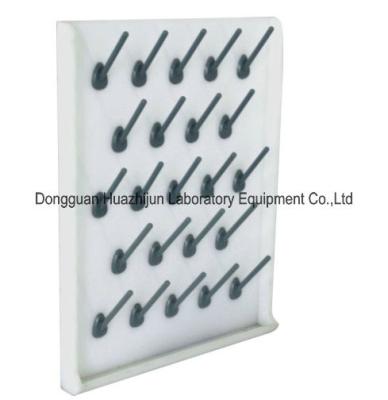 China Multi Color Laboratory Fittings Pegboard Drying Rack Polypropylene Draining Rack for sale