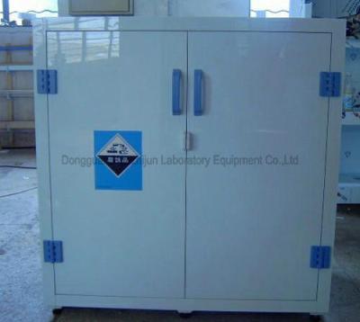 China PP Material Lab Storage Cabinets Dual Doors Acid Base Customized Design for sale