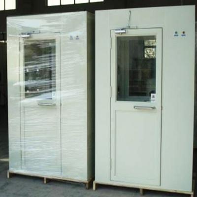 China Metal Body Cleanroom Air Shower , Pass Box Air Shower PLC Control System for sale