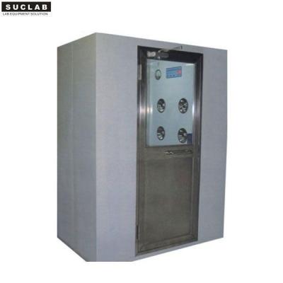 China High Speed Air Shower Clean Room Single / Double Door Intelligent Automatic Blowing for sale