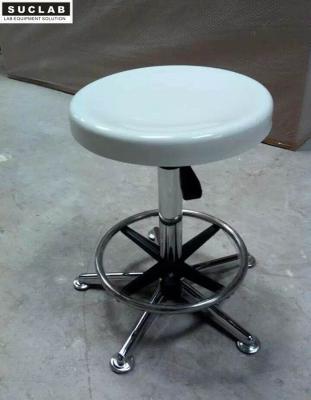 China Steel Back Frame SS Revolving Stool Customized Made Revolving Lab Bench Chairs for sale