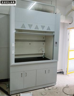 China Chemical Steel Fume Hood , Anti Corrosion PP Blower Laboratory Ventilation Hoods for sale