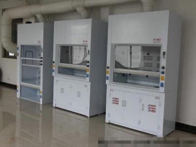 China Modern Design PP Fume Hood , AC220V Power Laminar Airflow Hood for sale