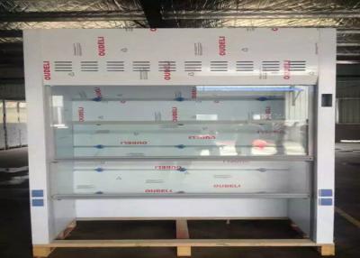 China White PP Hood For Chemical Laboratory , Lab Fume Hood 800mm Width Floor Mounted for sale