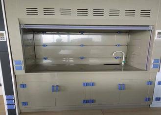 China School PP Fume Hood Laboratory Equipment, Lab Fume Cupboard With Faucet / Sink for sale