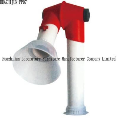 China Flexible Laboratory Fittings , Bench Mounted Fume Extraction Arms With PP Tubes for sale