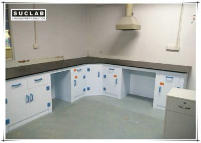 China Corrosion Resistant PP Structure Chemical Laboratory Furniture With Phenolic Resin Countertop for sale