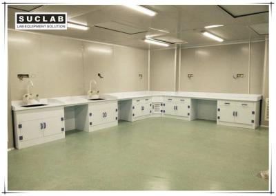 China Chemical Resistant Lab Bench Furniture With PP Worktop And Cabinet For Laboratory for sale