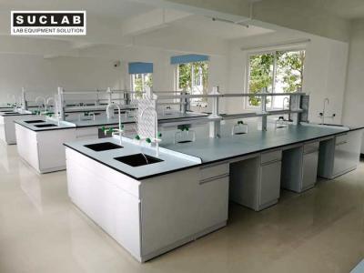 China Epoxy Resin Countertops Lab Workbench Furniture For College Science Laboratory for sale