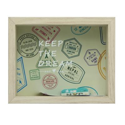 China Trendy Rectangle Piggy Bank Customized Photo Frame Shadow BOX Frame Colored Sizes And Thickness TO HIGHLIGHT YOUR LIFE ALL PHONE BOOTH MDF for sale