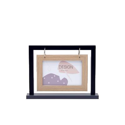 China Eco-Freindly Office Table Clear Frame Free Standing Desk Picture Frame And Bedside Sign Photo Frame for sale