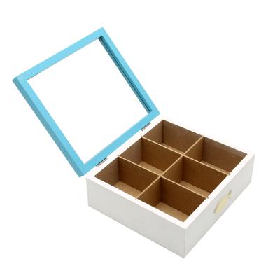 China Europe Customize Dressing Table Jewrely Box 8 Compartments Personalized Wooden Box Eco-friendly for sale