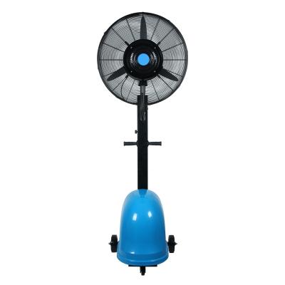 China Outdoor Foshan Factory Supply 26 30 Inch Mobile Electric Water Spray Mist Fan for sale