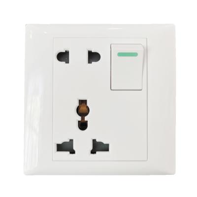 China CE COPPER Standard Wall Sockets Cambodia 2 Switch Electrical Outlet for sale