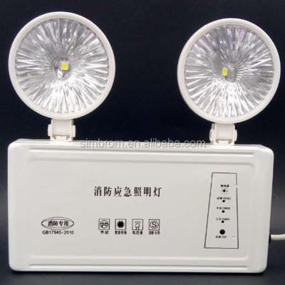 China Wide Range Of Uses Emergency Twin Spots Led Rechargeable Emergency Light for sale