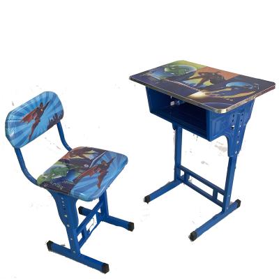 China Modern Adjustable Ergonomic Steel Tube Furniture Chairs Single Seat School Kids Student Desk Children Chair for sale