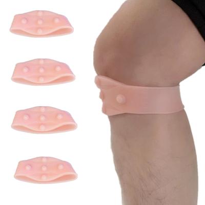 China Daily Use Silicone Patella Braces with Magnet Bead Knee Pain Relief Support Wrap for Increase Soccer Basketball Running for sale