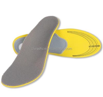 China High Quality Support Flat Foot Shock Absorption Arch Shoe Insole Foot Care Orthotic Shockproof Insert for sale