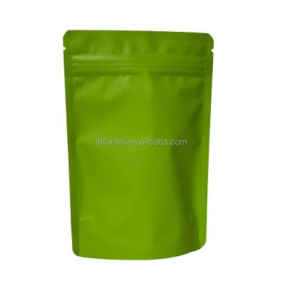 China Recyclable Custom Printed Standing Pouch Resealable Aluminium Foil Plastic Ziplock Stand Up Pouches Bag with Zipper For Food Packaging for sale