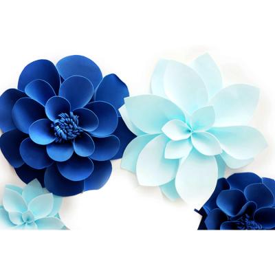 China China PE Beautiful Handmade EVA Foam Artificial Flowers Large For Backdrop Home Wedding Decoration for sale