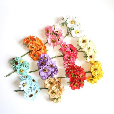 China China newest cheap decoration artificial flower and garland hand craft flowers CF-008 for sale