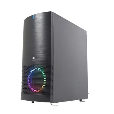 China With Side Panel Window H# Simple Design Computer Game ATX Case With Side Stained Glass for sale