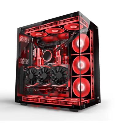 China With Side Panel Window Most Popular High Quality Gaming ITX Case ATX Computer Case Towers CPU Cabinet for sale