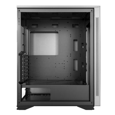 China With Newest Double Side Panel Window Panel Design JNP TECH Gaming ATX Case With Stained Glass for sale