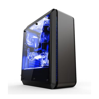 China With Fan Manufacture Gaming Case ATX RGB Computer Case Fans PC Gamer for sale