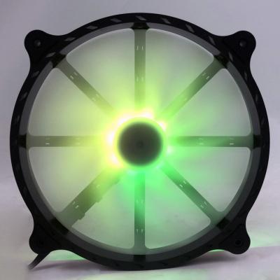 China Computer Case Gaming Computer Case LED Lights Inside Fan 200mm RGB Fan ATX CPU Cooler 20cm Fan for sale