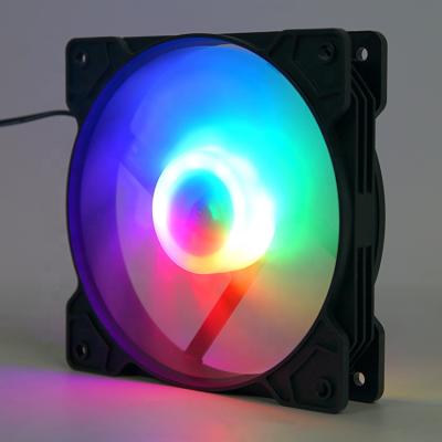 China Newest RF 120M RGB Fan Computer Case Fan For Gaming PC Case RGB Fan for sale