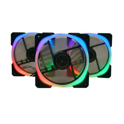 China Hot Sale Computer Case Gaming PC Gaming PC Fan RGB Multicolor Cooler Fan for sale