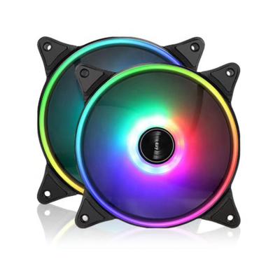 China Computer Case Accessible Silent Intelligent Control RGB Led Fan Case Fan For Fan RGB PC for sale